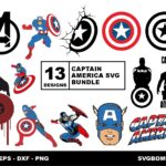 Captain America SVG Bundle