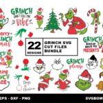 Grinch SVG Cut Files Bundle Part 1