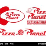 Pizza Planet SVG Bundle Logo Cut File, Instant Download - Toy Story SVG, Delivery Shuttle for Your Local Star Cluster