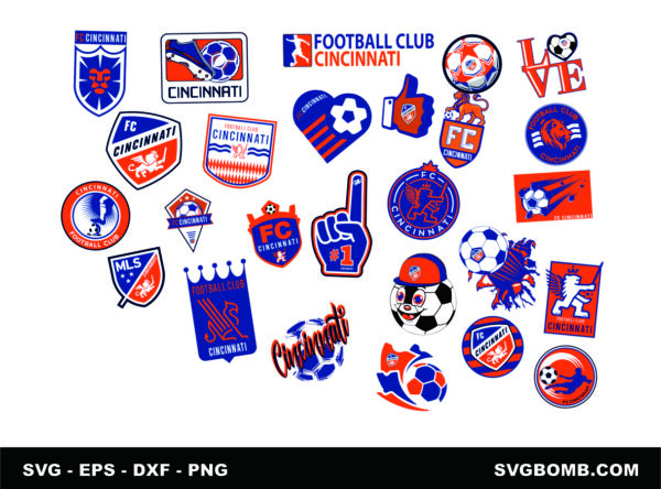 SVGBOMB MLS FC Cincinnati SVG Bundle
