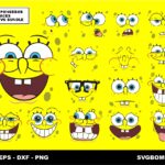 Spongebob Faces SVG Bundle