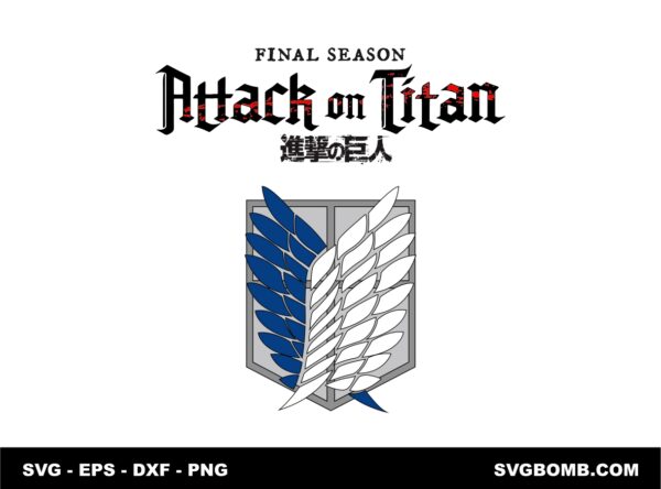 Attack On Titan logo SVG
