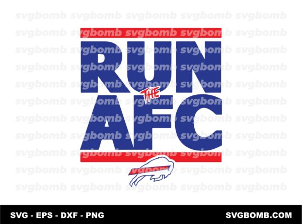 Buffalo Bills Run The AFC SVG