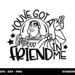 Buzz Lightyear You've Got a Friend In Me SVG Cricut