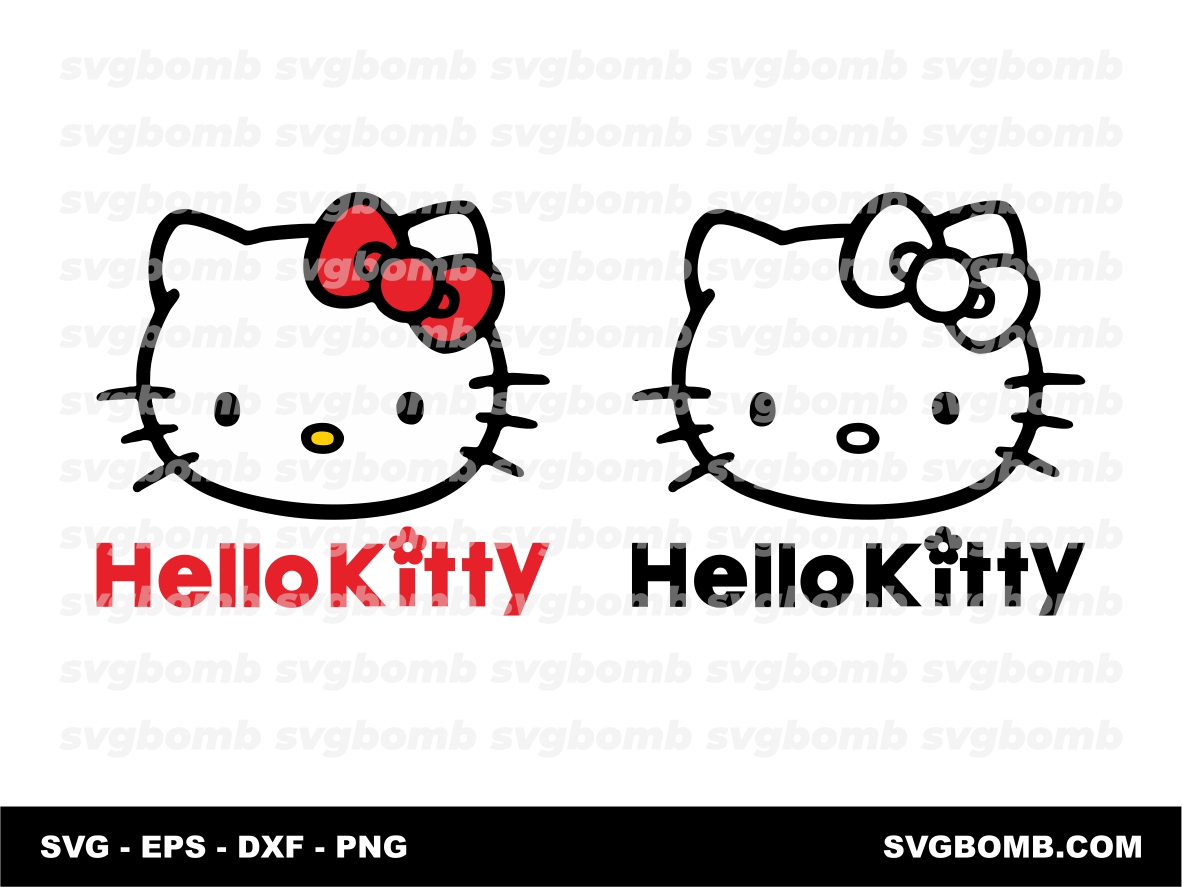 Hello Kitty Logo SVG
