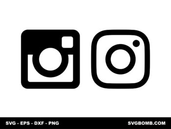 Instagram Logo SVG Cut Files