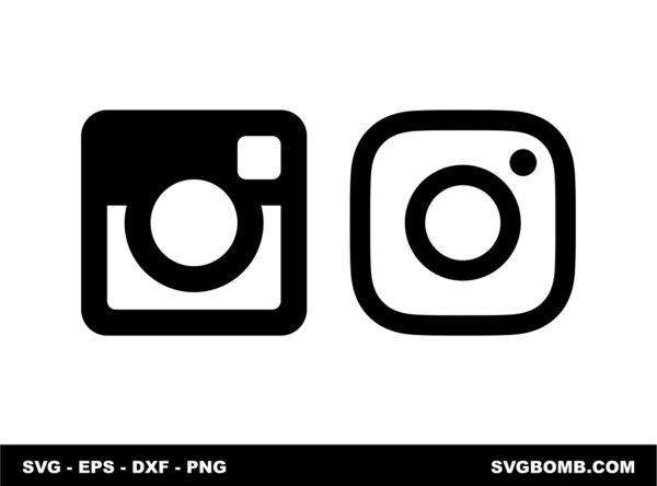 Instagram Logo SVG Cut Files