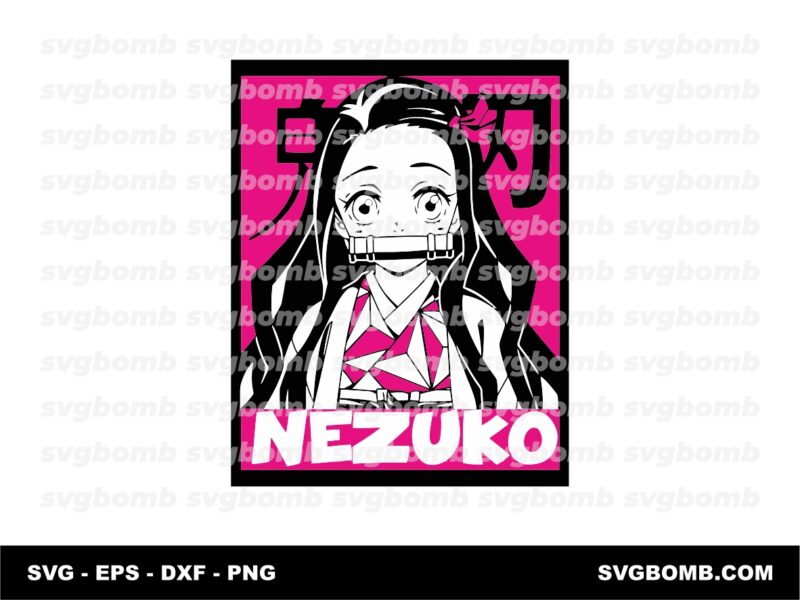 Nezuko SVG Vector Image File