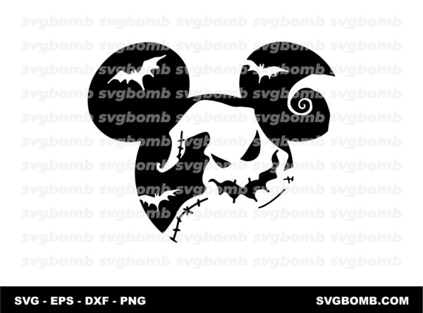 Oogie boogie SVG ears outline silhouette