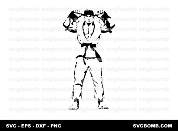 Ryu Street Fighter SVG