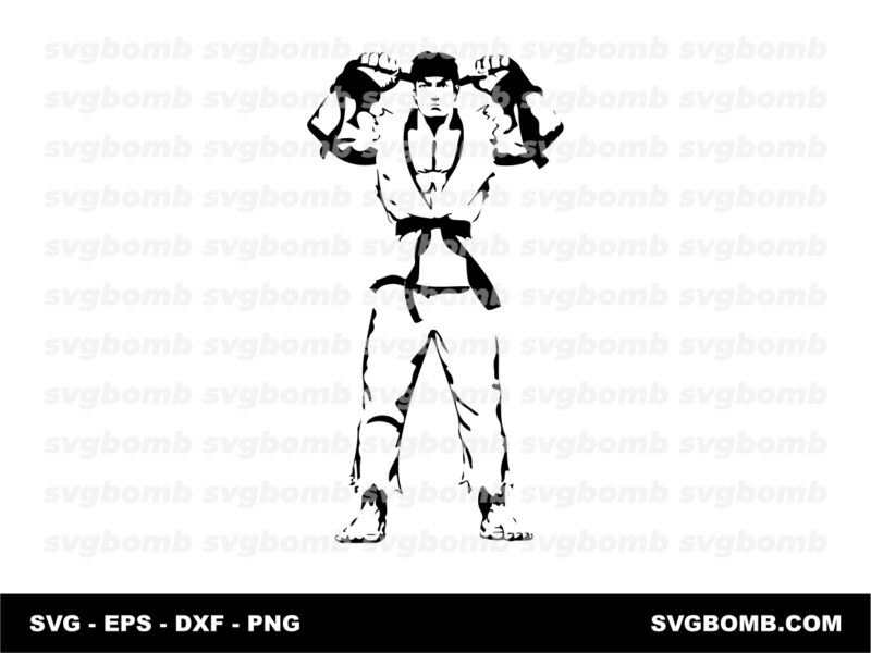Ryu Street Fighter SVG