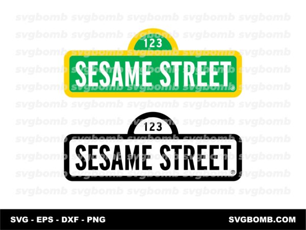 sesame street logo svg