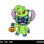 Stitch Halloween Oogie Boogie the nightmare before christmas, stitch oogie boogie svg