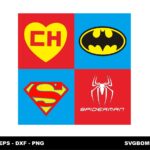 Superheroes Logo Symbol SVG