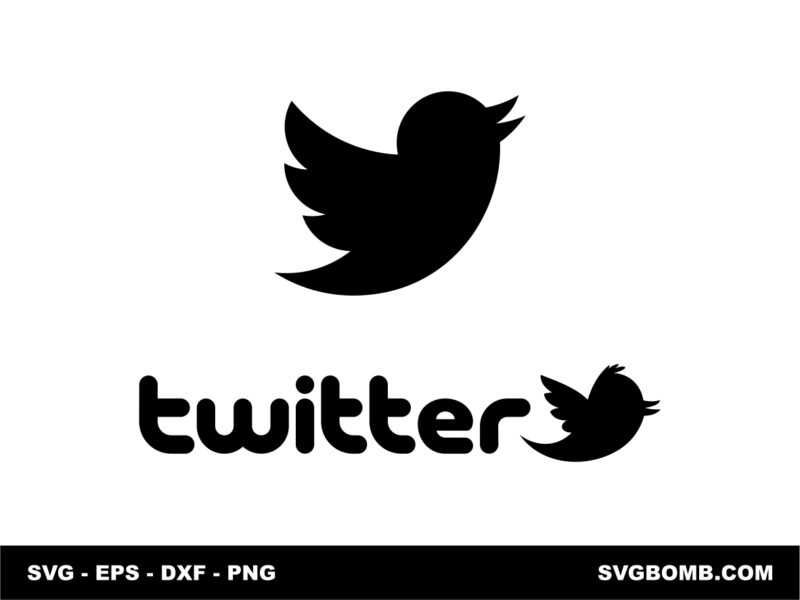 twitter logo svg for cricut