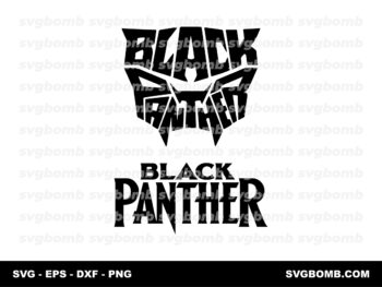 black panther logo svg for cricut
