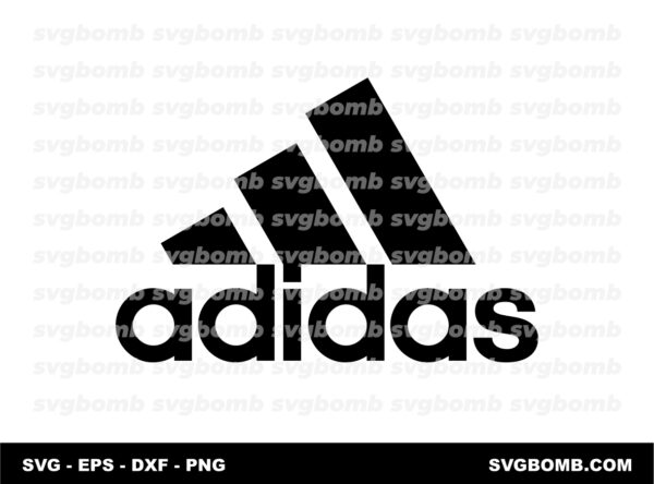 Adidas Logo SVG Cricut - Logo Icon - Symbol - PNG
