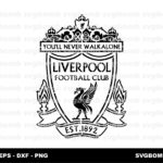 Liverpool Logo Stencil SVG, DXF, PNG, EPS