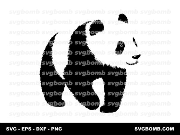 Panda Bear SVG Cut Files