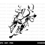 Silhouette Bikers SVG Cricut