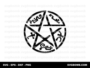 Supernatural Demon Trap SVG