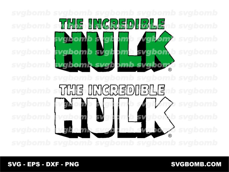 The Incredible Hulk SVG