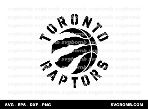 Toronto Raptors Logo Stencil Ready To Cut, SVG, Vector Download