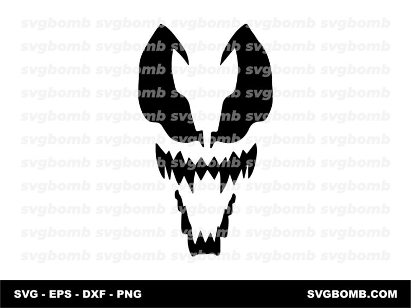 Venom Face SVG
