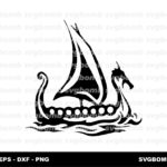 Viking Ship SVG