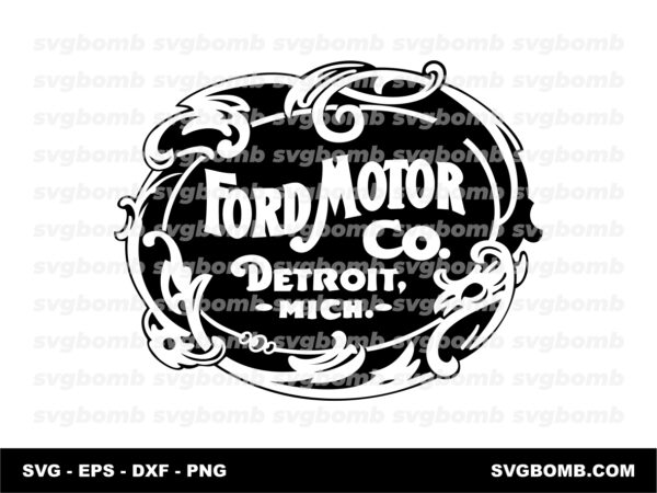 Ford Logo 1903 SVG Vector