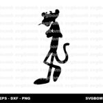 pink panther silhouette svg