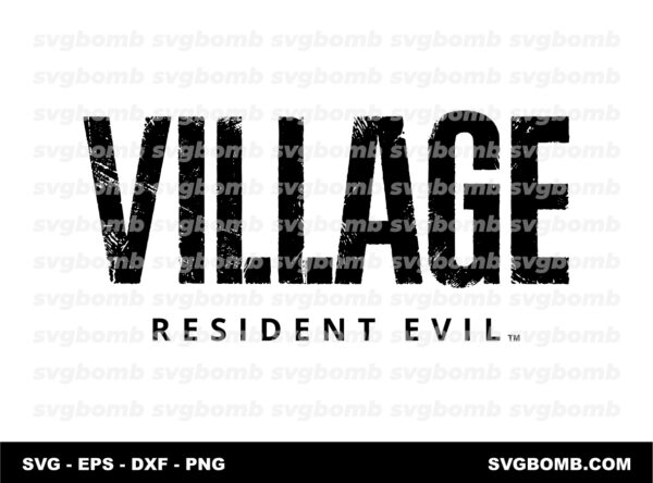 resident evil village logo svg