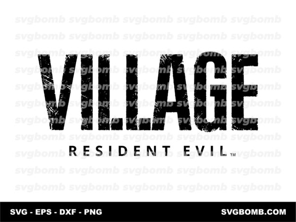 Resident Evil Village Logo SVG