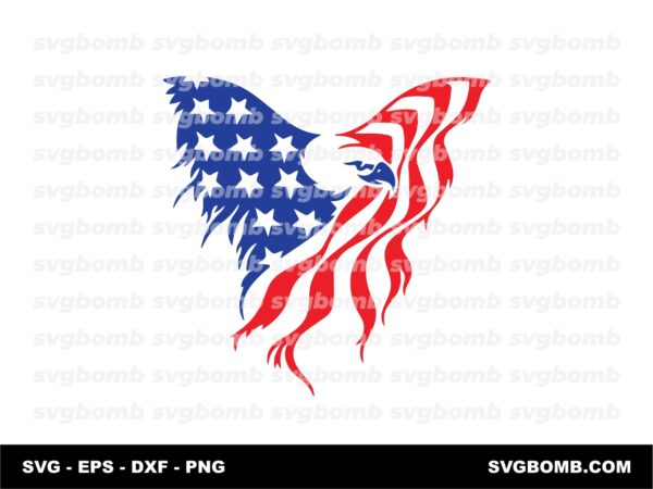american flag eagle png, svg, dxf and vector