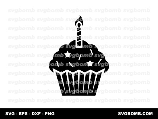 birthday svg cupcake cake birthday cupcake