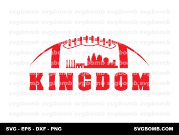 Chiefs Kingdom SVG, KC Skyline
