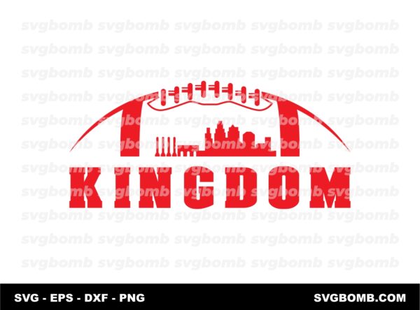 Chiefs Kingdom SVG, KC Skyline