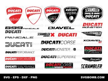 Ducati Logo SVG Bundle