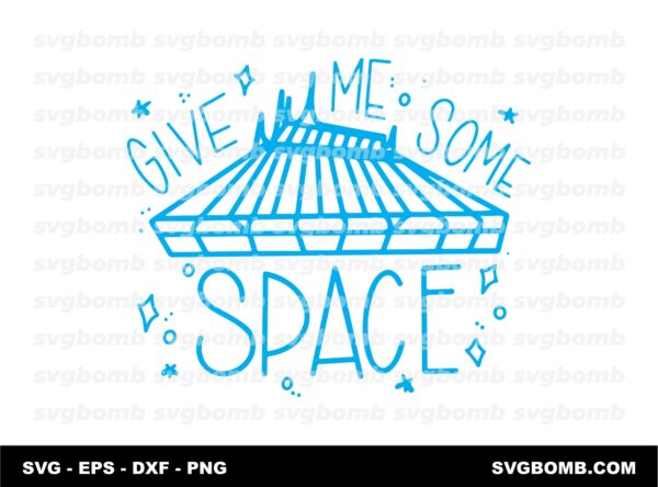 Give Me Some Space Mountain SVG