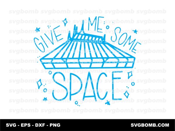 Give Me Some Space Mountain SVG