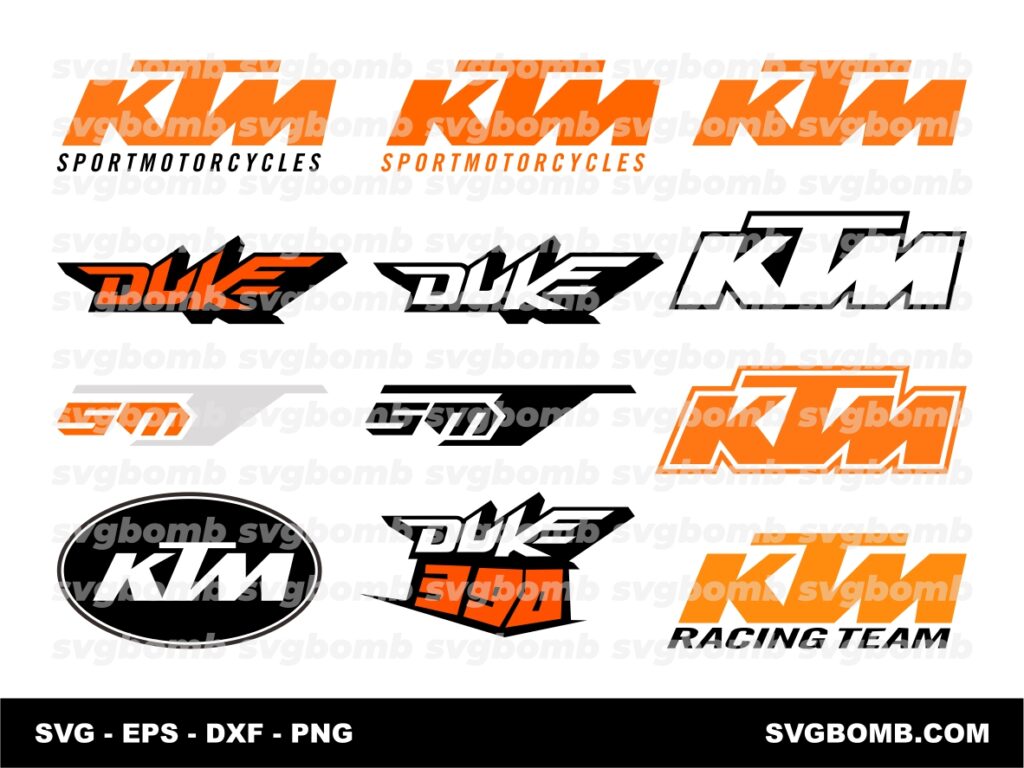 KTM Logo SVG, SMT, Duke Vector Bundle