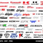 Kawasaki SVG Bundle, Cut Files, KX 400, Ninja Logo