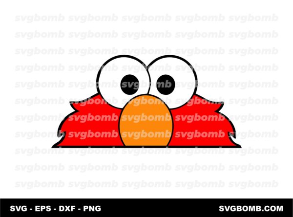 Sesame Street Elmo SVG