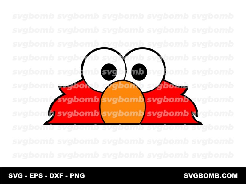 Sesame Street Elmo SVG