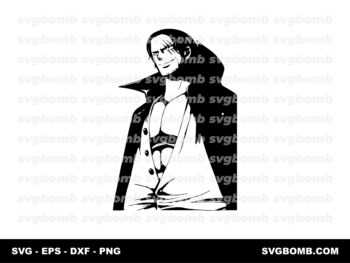 Akagami Npo Shanks SVG Anime One Piece Cut File Silhouette