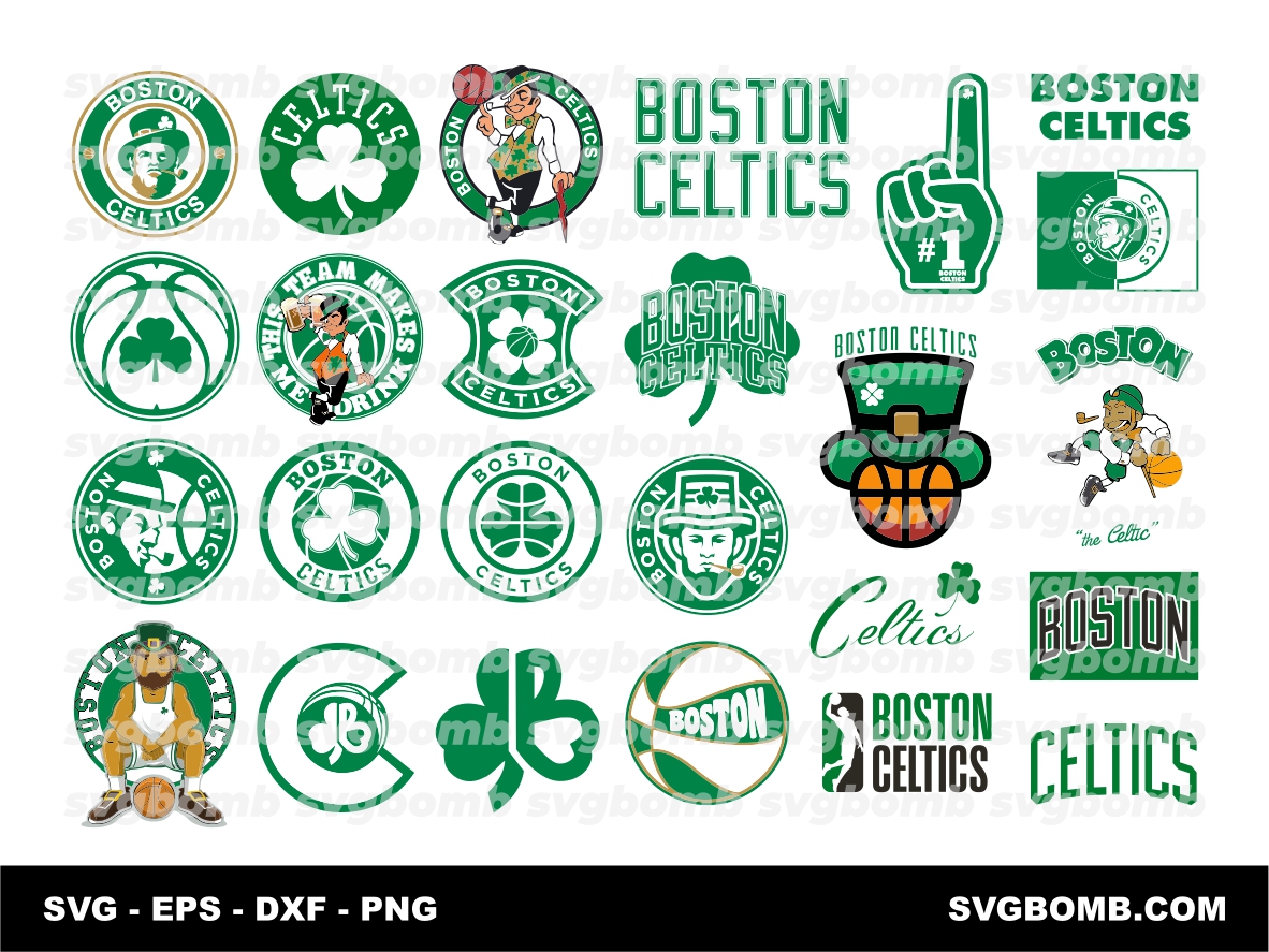 Boston Celtics NBA Logo In Vector Format Including SVG File Vector 