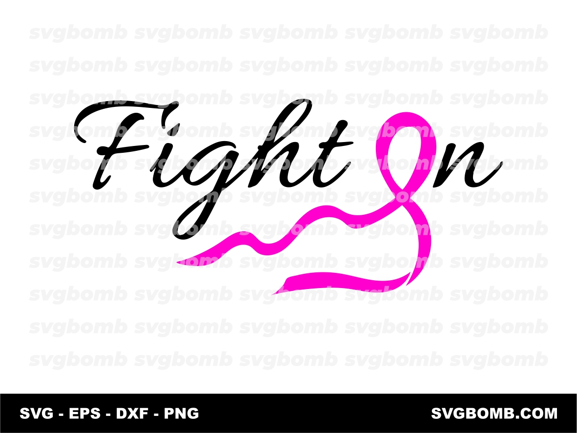 Breast Cancer Fight SVG | svgbomb.com