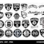 Brooklyn Nets SVG files available for Silhouette and Cricut. Instant download in SVG, DXF, EPS, and PNG formats.