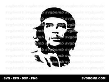 Che Guevara SVG, Stencil Version Vector
