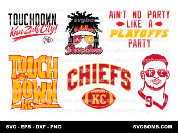 Chiefs KC Kansas Design SVG Cut File